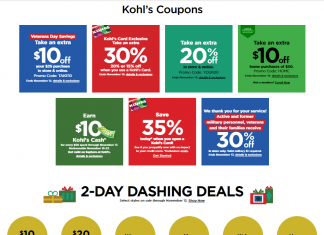 Kohl’s Coupon Sale Until Nov 19, 2022