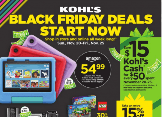 Kohl’s Black Friday Ad Nov 20 – Nov 25, 2022