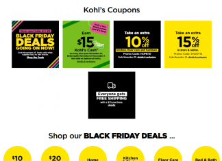 Kohl’s Coupon Sale Until Nov 29, 2022