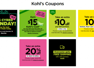 Kohl’s Cyber Monday Coupon Sale