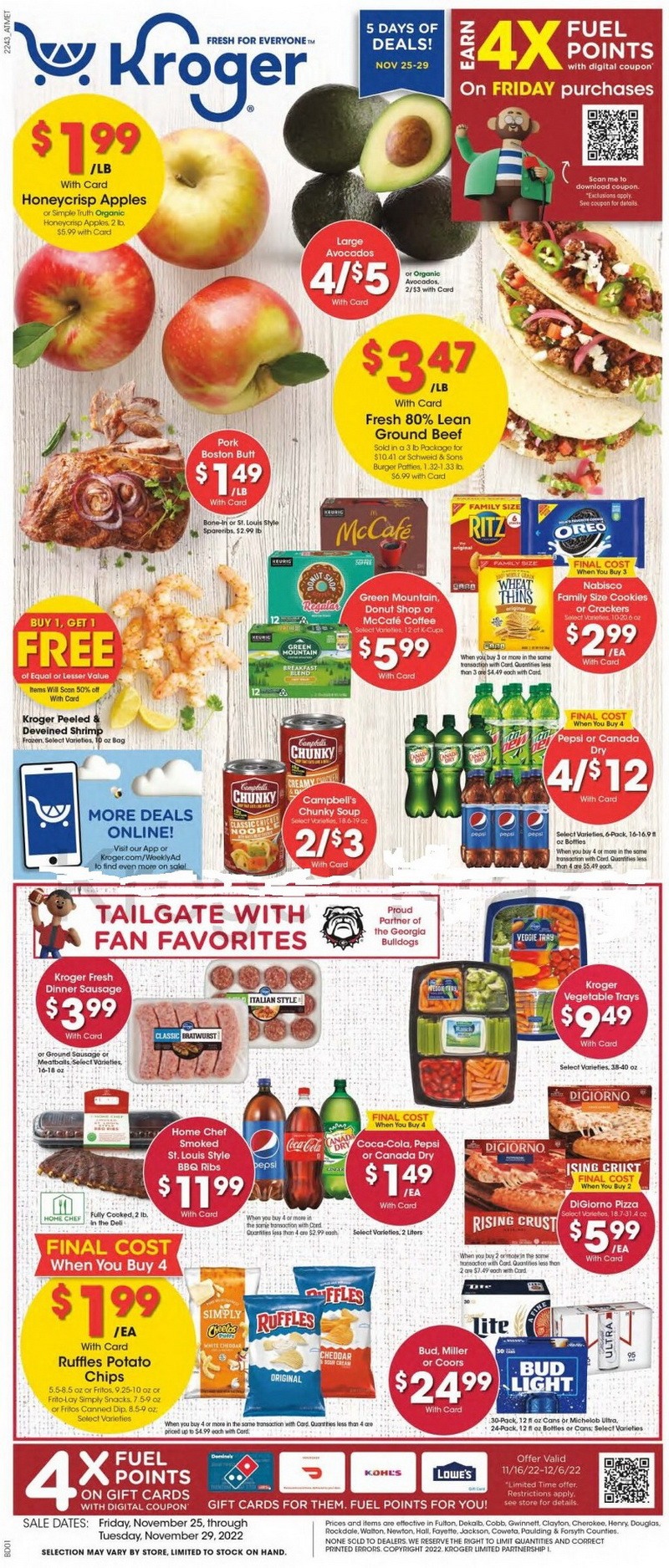 Kroger Weekly Ad Nov 25 Nov 29, 2022