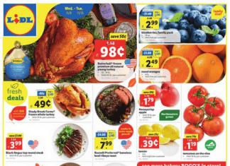 Lidl Weekly Ad Nov 09 – Nov 15, 2022 (Thanksgiving Promotion Included)