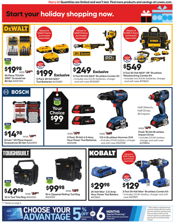 Lowe's Weekly Ad Nov 10 Nov 16, 2022 (Black Friday Promotion Included)