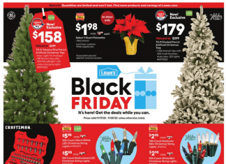 Lowe’s Pre Black Friday Ad Nov 17 – Nov 23, 2022