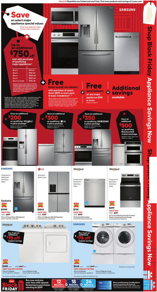 Lowe's Black Friday Ad Nov 24 Nov 30, 2022