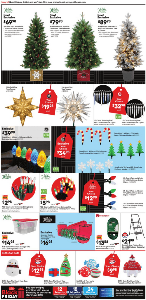 Lowe's Black Friday Ad Nov 24 Nov 30, 2022