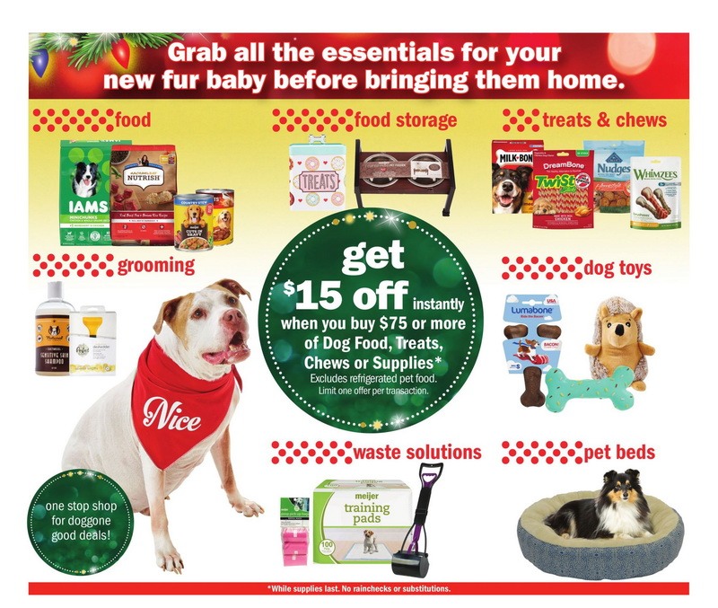 Meijer Pets' Ad Nov 27 Dec 03, 2022
