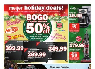 Meijer Holiday Ad Oct 30 – Nov 12, 2022