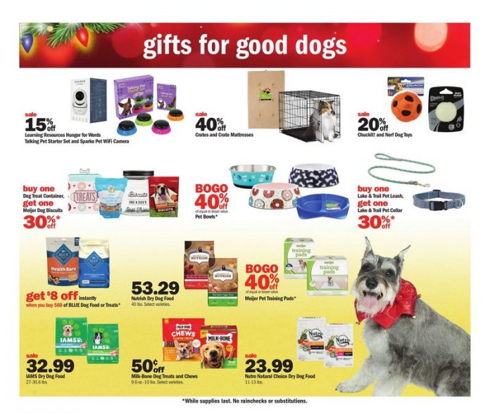 Meijer Pets Ad Nov 06 Nov 12, 2022