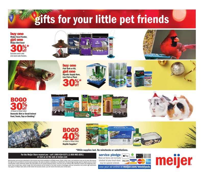 Meijer Pets Ad Nov 06 Nov 12, 2022