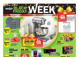 Meijer Black Friday Ad Nov 20 – Nov 26, 2022