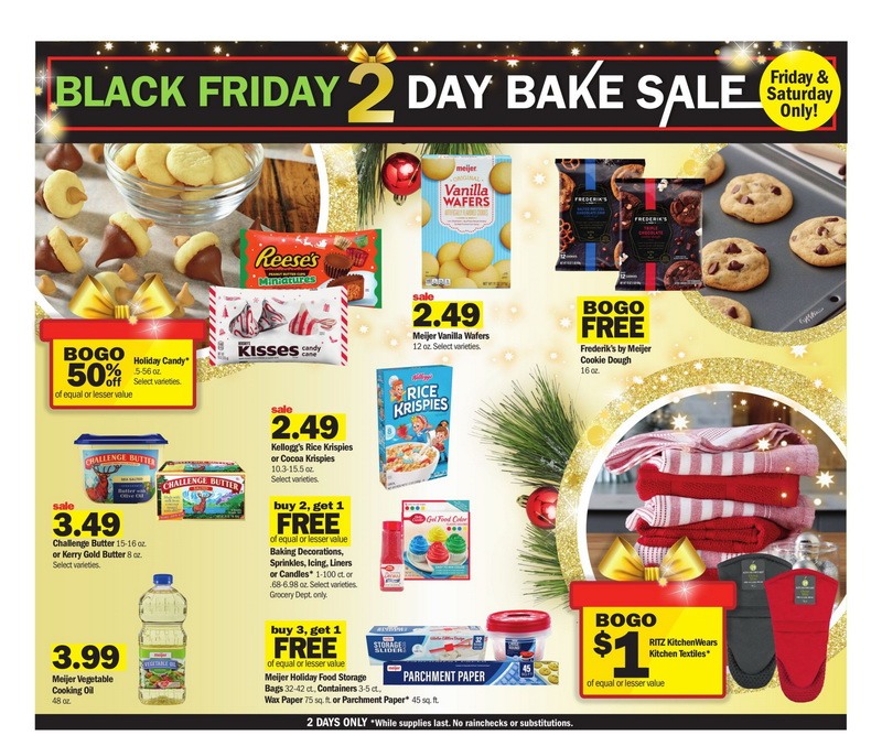 Meijer Black Friday 2Day Sale Nov 25 Nov 26, 2022