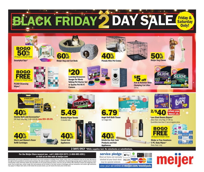 Meijer Black Friday 2Day Sale Nov 25 Nov 26, 2022