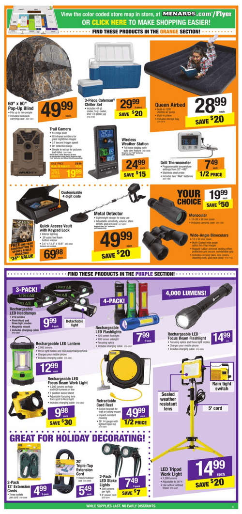 Menards Black Friday Ad Nov 25 Dec 04, 2022