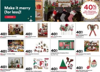 Michaels Weekly Sale Nov 18 – Nov 22, 2022 (Christmas Promotion Included)