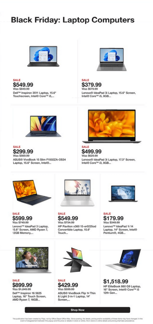 Office Depot Black Friday Ad Nov 21 Nov 27, 2022