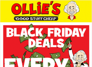Ollie’s Black Friday Ad Nov 17 – Nov 21, 2022