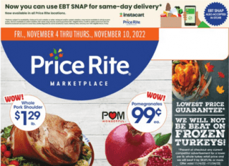 Price Rite Weekly Ad Nov 04 – Nov 10, 2022