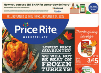 Price Rite Weekly Ad Nov 11 – Nov 24, 2022