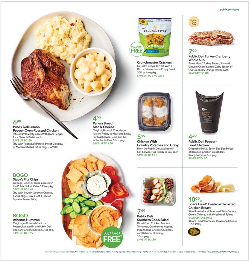 Publix Weekly Ad Nov 16 Nov 23, 2022 (Thanksgiving Promotion Included)