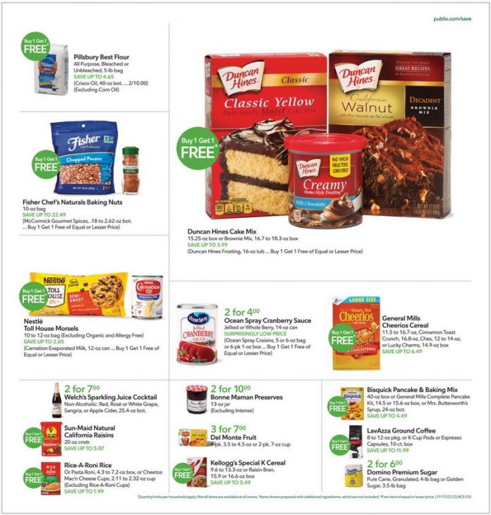 Publix Weekly Ad Nov 16 Nov 23, 2022 (Thanksgiving Promotion Included)