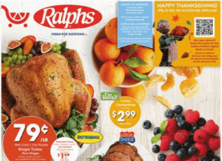 Ralphs Weekly Ad Nov 16 – Nov 24, 2022 (Thanksgiving Promotion Included)