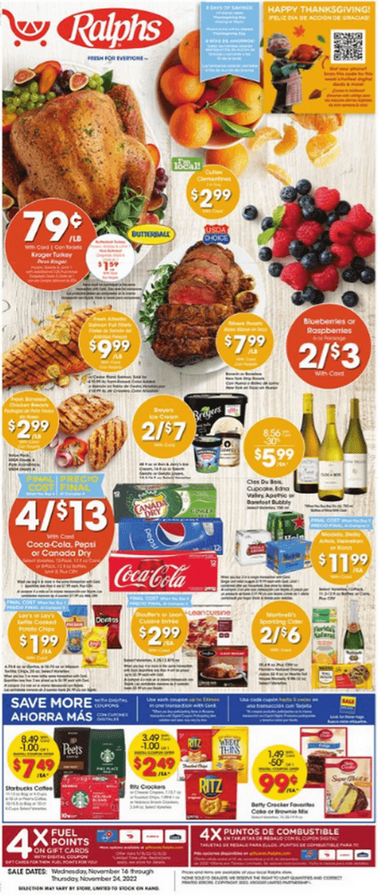 Ralphs thanksgiving deli