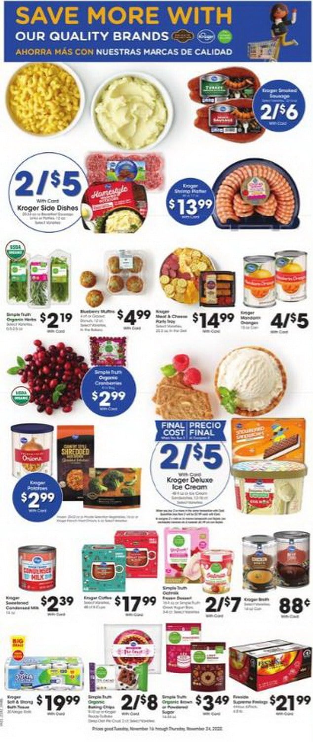Ralphs Weekly Ad Nov 16 Nov 24, 2022 (Thanksgiving Promotion Included)