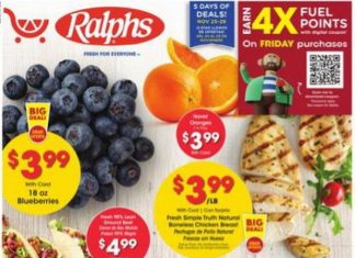 Ralphs Weekly Flyer Nov 25 – Nov 29, 2022