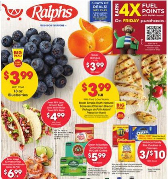 Ralphs Weekly Flyer Nov 25 – Nov 29, 2022