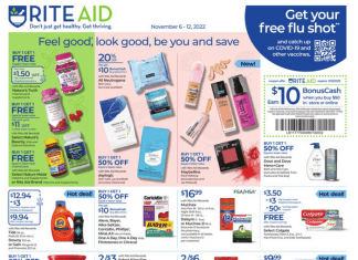 Rite Aid Weekly Ad Nov 06 – Nov 12, 2022