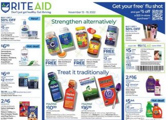 Rite Aid Weekly Ad Nov 13 – Nov 19, 2022