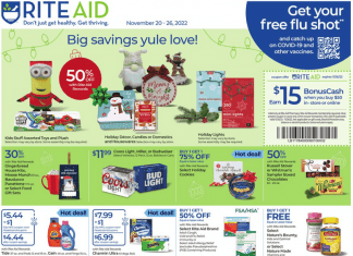 Rite Aid Weekly Ad Nov 20 – Nov 26, 2022