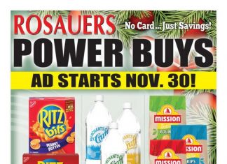 Rosauers Monthly Ad Nov 30, 2022 – Jan 03, 2023