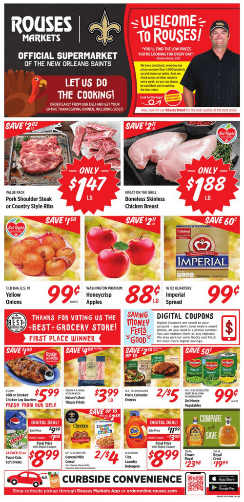 Rouses Weekly Ad Nov 02 Nov 09, 2022