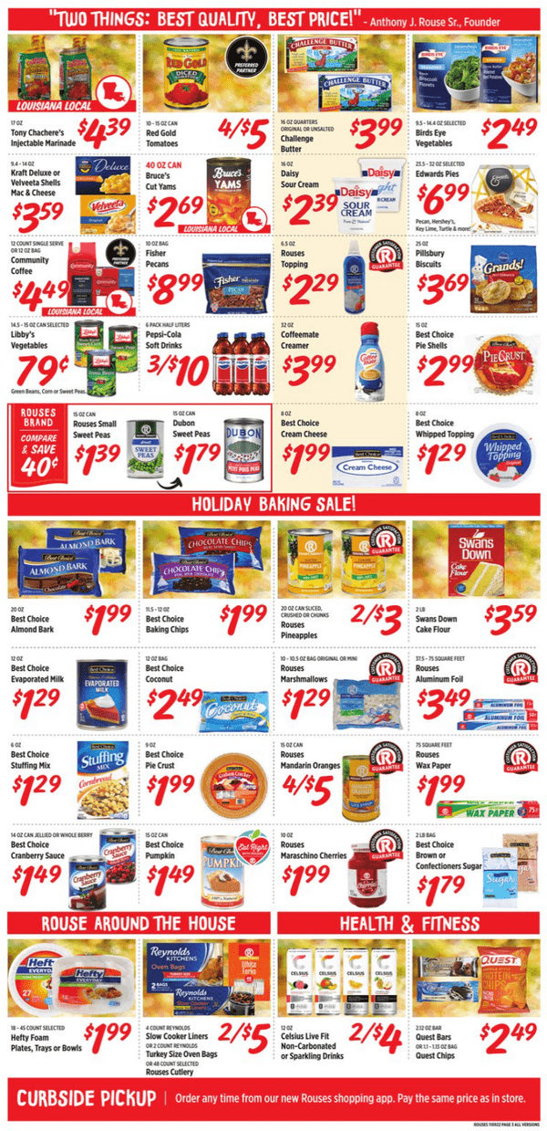 Rouses Weekly Ad Nov 09 Nov 16, 2022