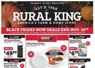 Rural King Weekly Ad Nov 03 – Nov 16, 2022 (Black Friday Promotion Included)