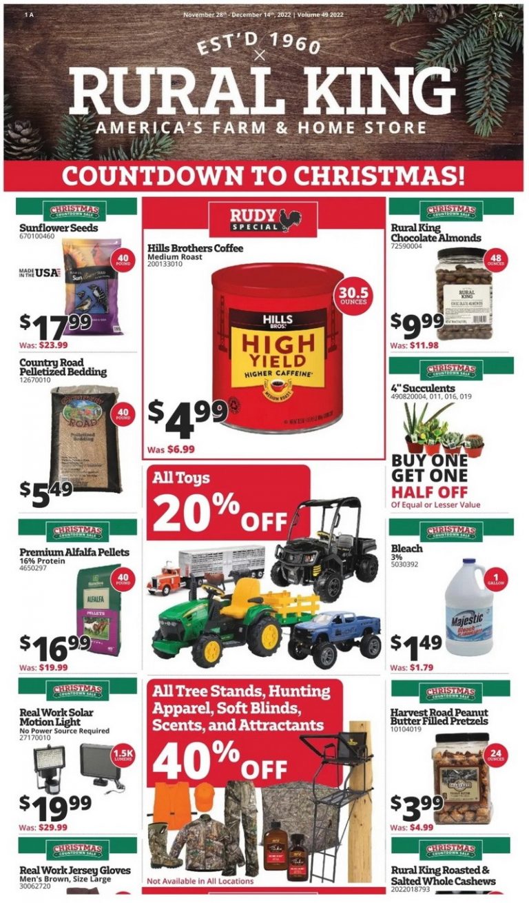 Rural King Weekly Ad Nov 28 Dec 14, 2022 (Christmas Promotion Included)