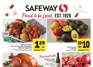 Safeway Weekly Ad Nov 09 – Nov 15, 2022