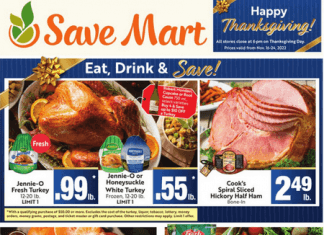 Save Mart Supermarkets Weekly Ad Nov 16 – Nov 24, 2022 (Thanksgiving Promotion Included)