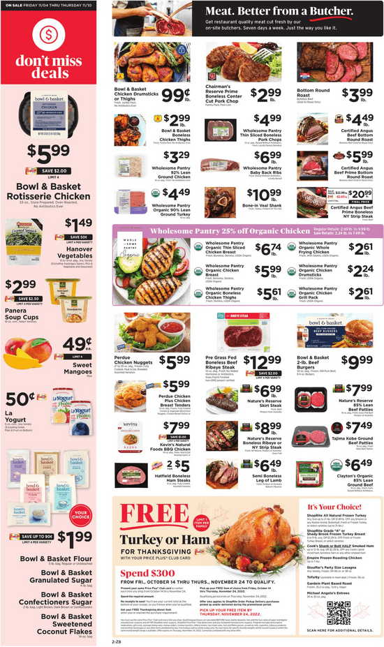 ShopRite Weekly Ad Nov 04 Nov 10, 2022 (Thanksgiving Promotion Included)