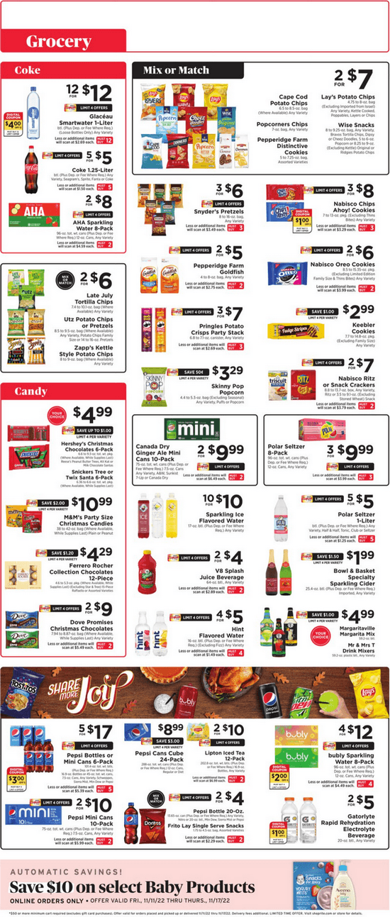 ShopRite Weekly Ad Nov 11 Nov 17, 2022 (Thanksgiving Promotion Included)