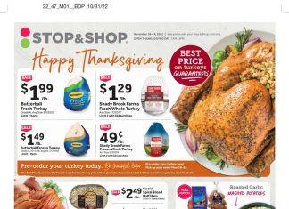 Stop & Shop Weekly Ad Nov 18 – Nov 24, 2022 (Thanksgiving Promotion Included)