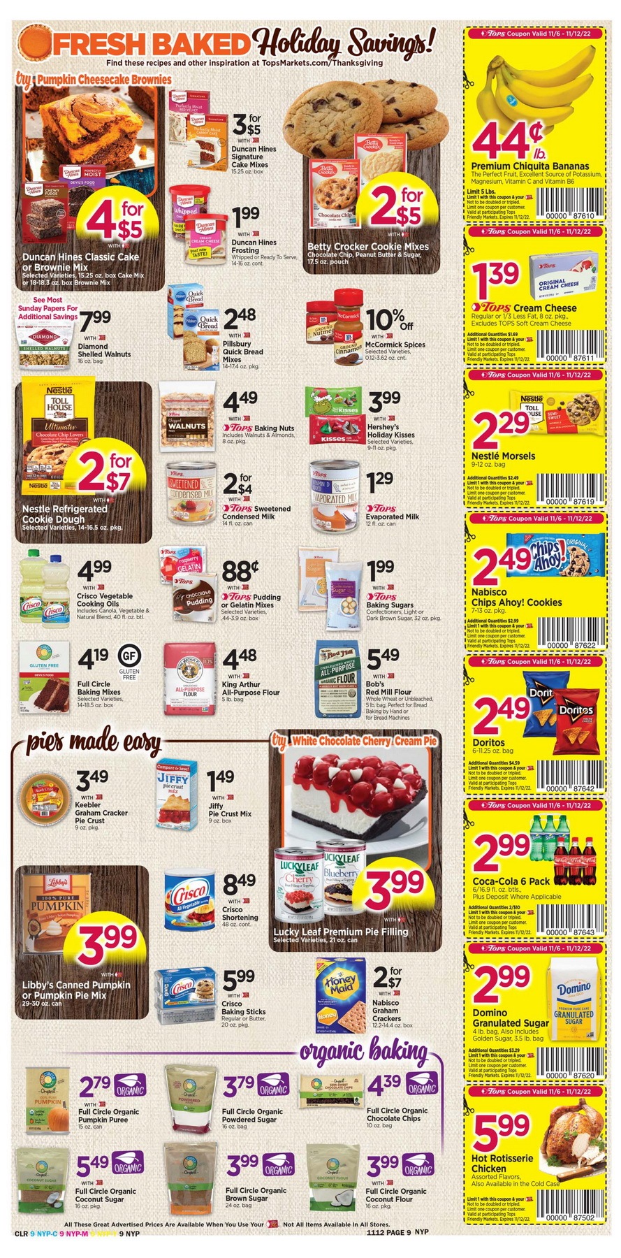 Tops Weekly Ad Nov 06 Nov 12, 2022