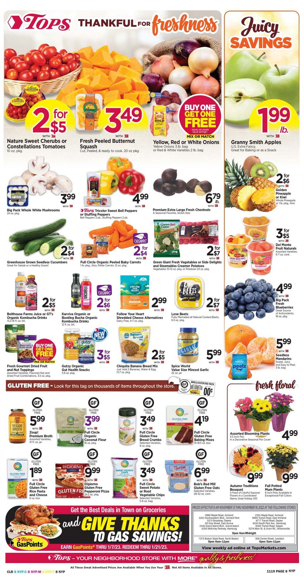 Tops Weekly Ad Nov 13 Nov 19, 2022