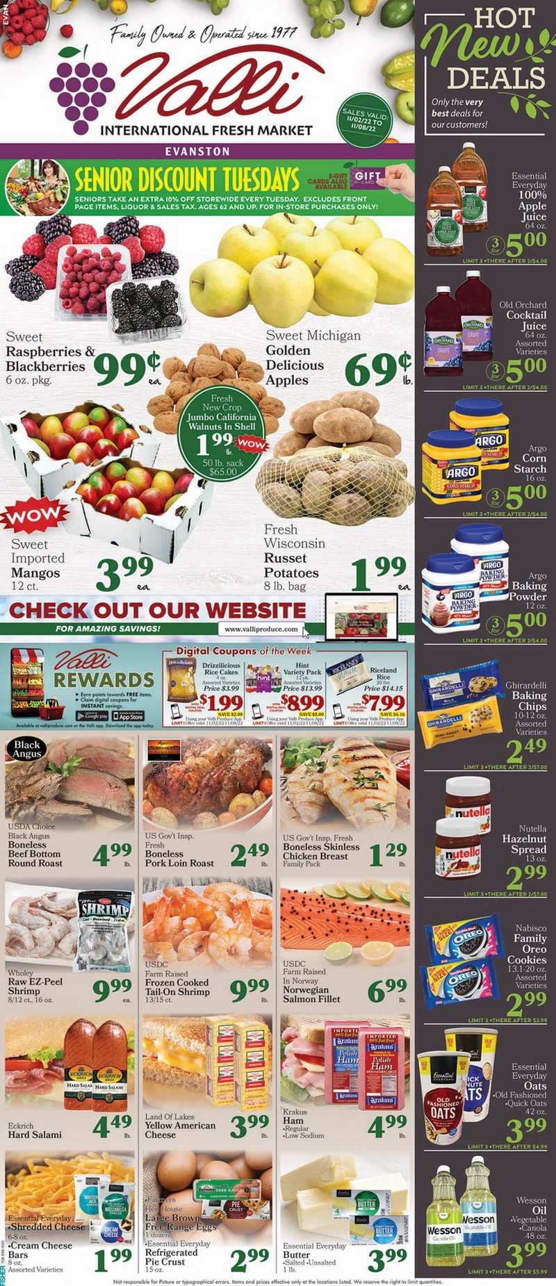 Valli Produce Weekly Ad Nov 02 Nov 08, 2022