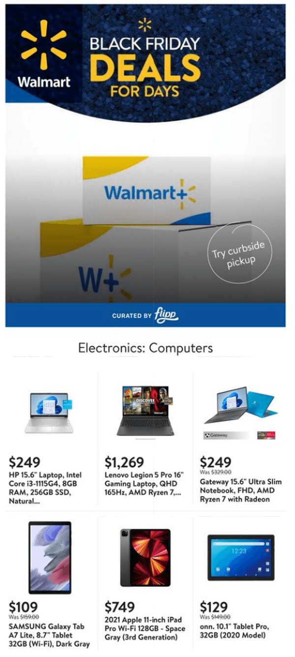 Walmart Black Friday Sale Nov 15 Nov 22, 2022