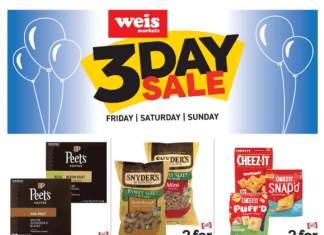 Weis Markets Three Day Ad Nov 04 – Nov 06, 2022
