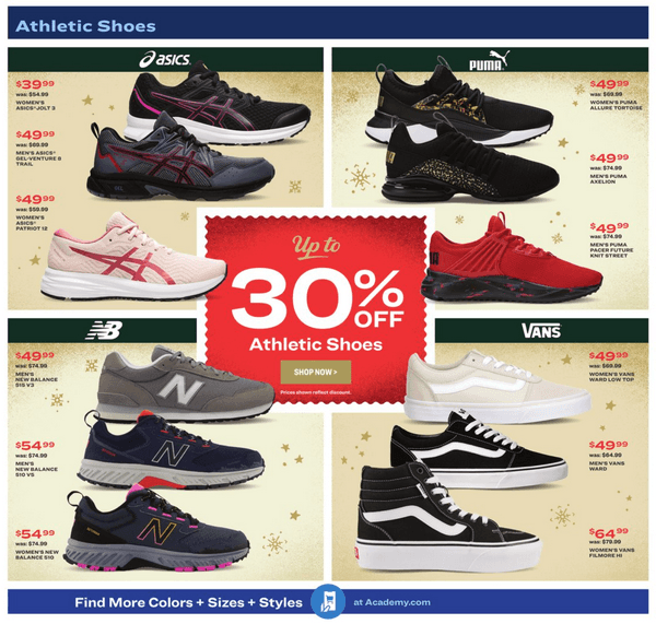 Academy Sports + Outdoors Active Ad Dec 12 Dec 18, 2022 (Christmas