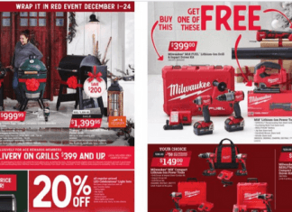 Ace Hardware Wrap It in Red Event Flyer Sale Dec 01 – Dec 24, 2022